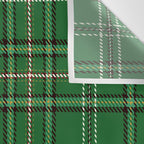 Green Tartan Plaid Christmas Pattern Wall Tapestry Gallery Image 3