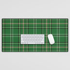 Green Tartan Plaid Christmas Pattern Desk Mat Gallery Image 1