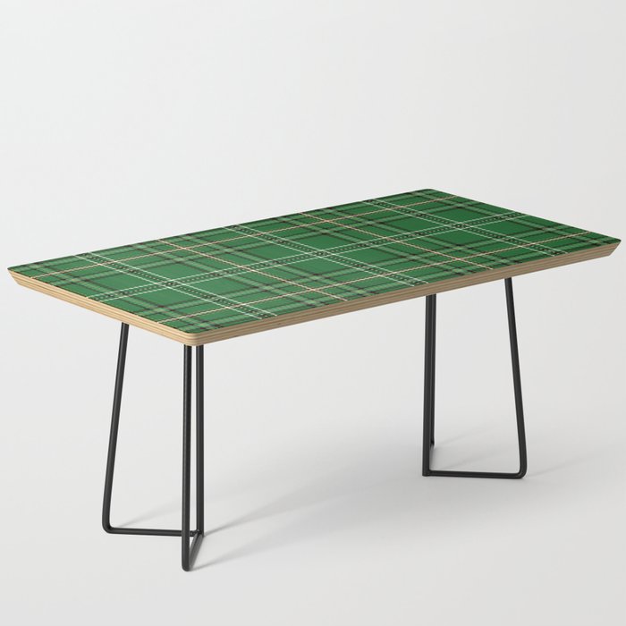 Green Tartan Plaid Christmas Pattern Coffee Table Gallery Image 1
