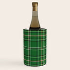 Green Tartan Plaid Christmas Pattern Wine Chiller Gallery Image 2