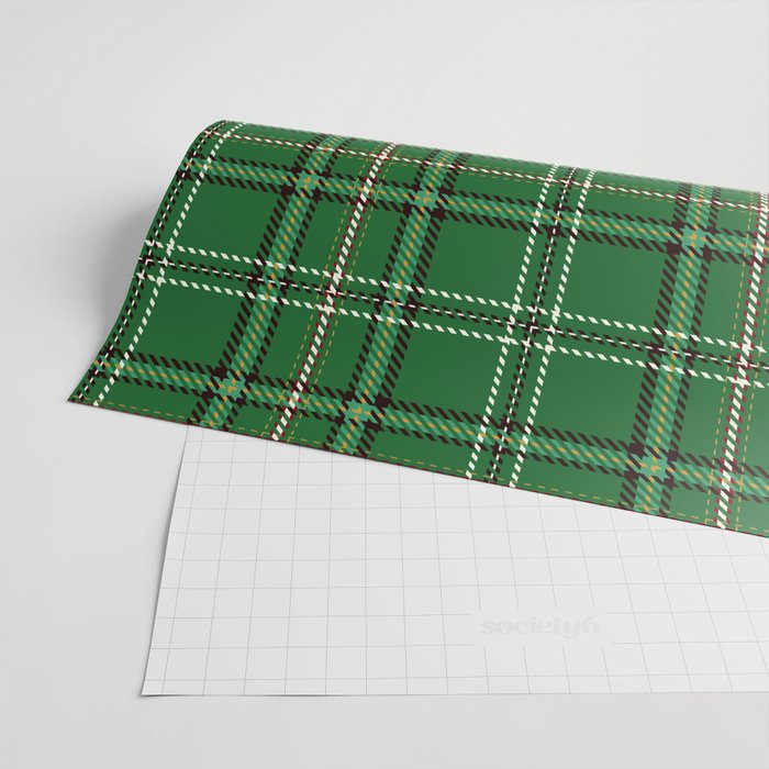 Green Tartan Plaid Christmas Pattern Wrapping Paper Gallery Image 2
