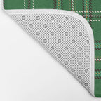 Green Tartan Plaid Christmas Pattern Bath Mat Gallery Image 2
