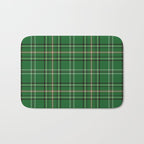 Green Tartan Plaid Christmas Pattern Bath Mat Gallery Image 1