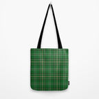 Green Tartan Plaid Christmas Pattern Tote Bag Gallery Image 2