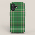 Green Tartan Plaid Christmas Pattern iPhone Case Gallery Image 1