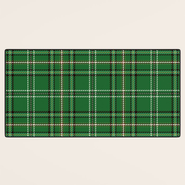 Green Tartan Plaid Christmas Pattern Desk Mat Gallery Image 3
