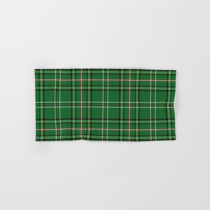 Green Tartan Plaid Christmas Pattern Bath Towel Gallery Image 1