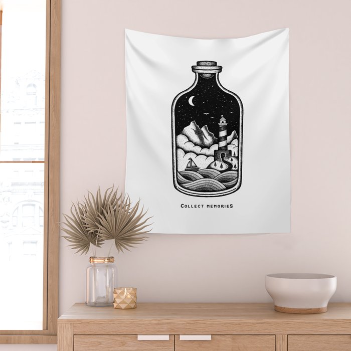 COLLECT MEMORIES Wall Tapestry Gallery Image 2