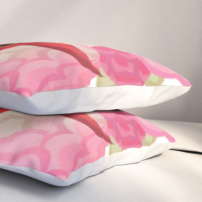 Arowana and peony 2 Pillow Sham Gallery Image 3