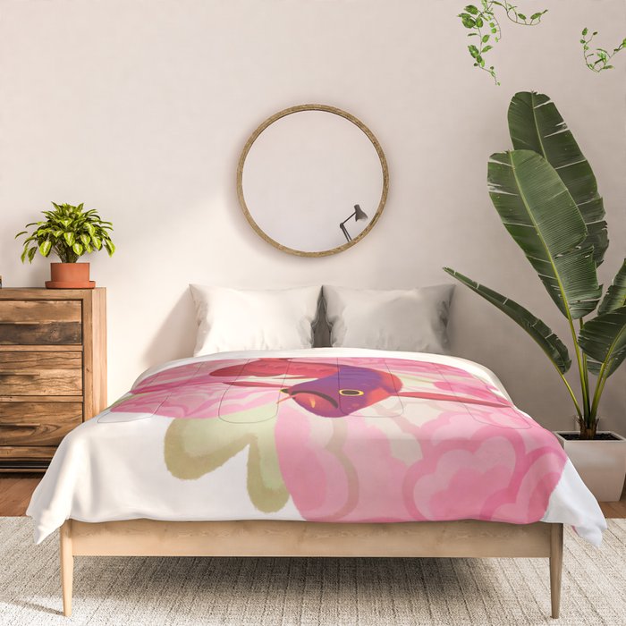 Arowana and peony 2 Comforter Gallery Image 3