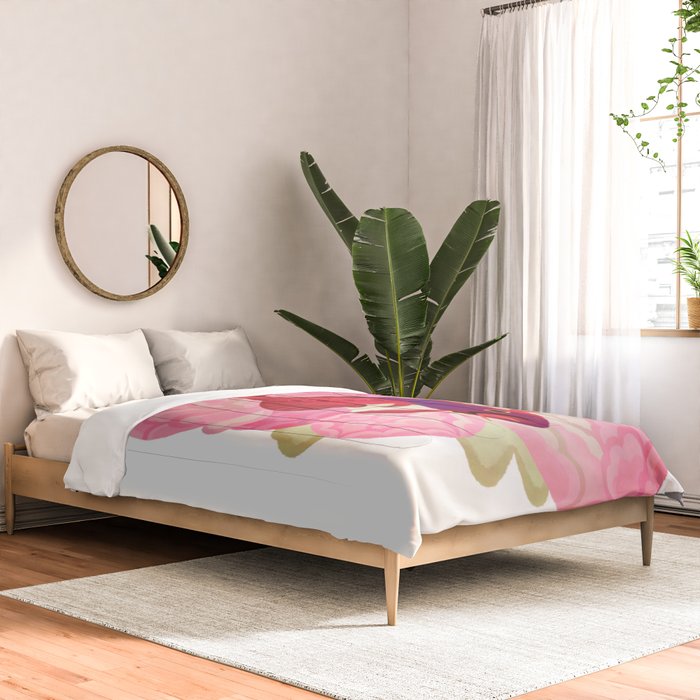 Arowana and peony 2 Comforter Gallery Image 2