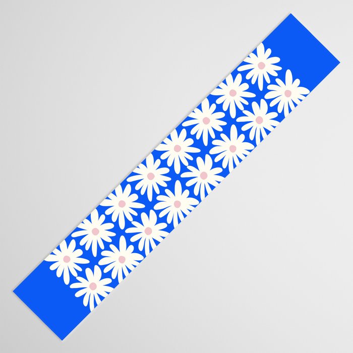 Daisies in Blue Table Runner Gallery Image 3