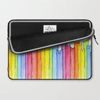 Rainbow of Cats Funny Whimsical Animals Laptop Sleeve Gallery Image 2
