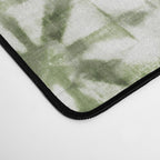 Shibori olive diamond tie dye patetrn Desk Mat Gallery Image 4