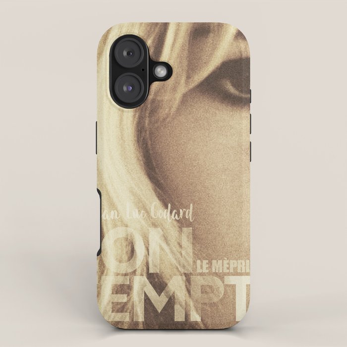 Brigitte Bardot, Contempt, movie poster, Le Mepris, Jean-Luc Godard, Fritz Lang, iPhone Case