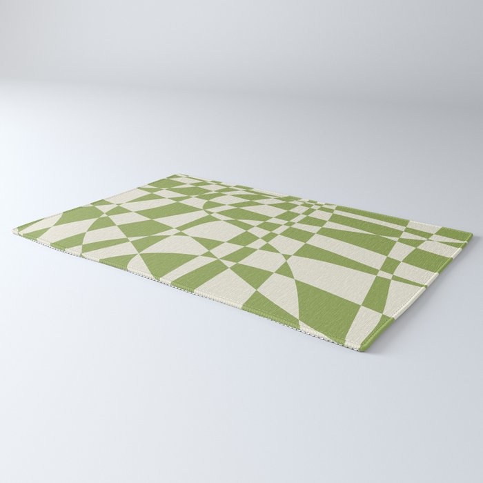 Glass Glitch: Forest Green Edition Rug Gallery Image 3