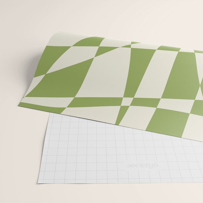 Glass Glitch: Forest Green Edition Wrapping Paper Gallery Image 2