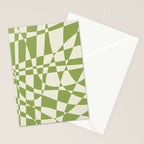 Glass Glitch: Forest Green Edition Stationery Card Gallery Image 2