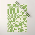 Glass Glitch: Forest Green Edition Wrapping Paper Gallery Image 1