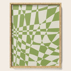 Glass Glitch: Forest Green Edition Serving Tray Gallery Image 1