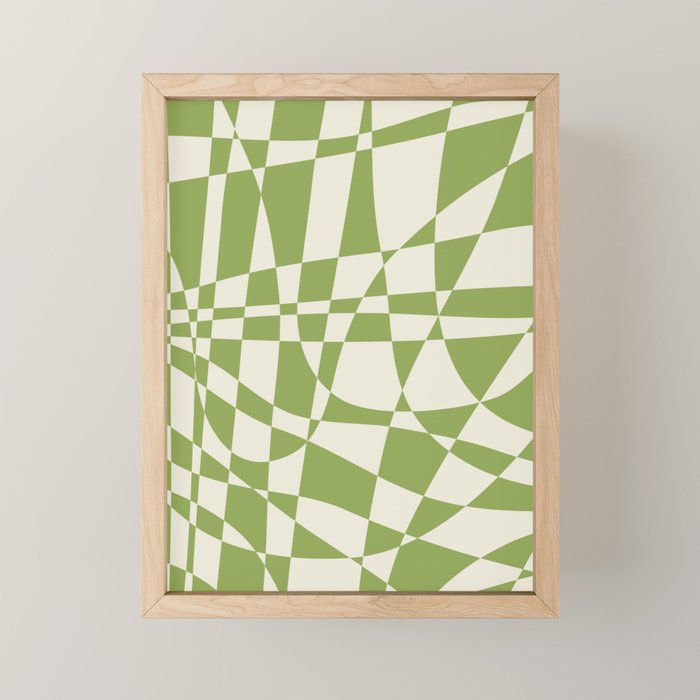 Glass Glitch: Forest Green Edition Mini Art Print Gallery Image 1