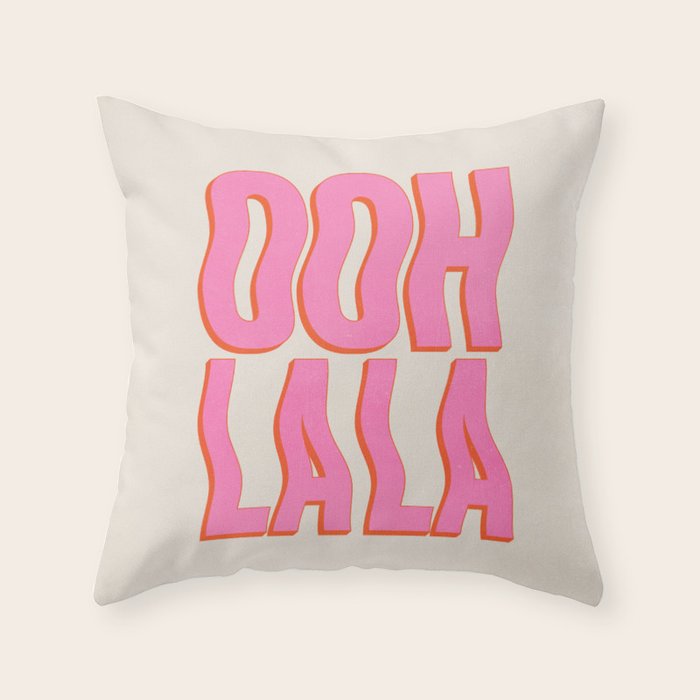 Ooh La La Throw Pillow Gallery Image 6