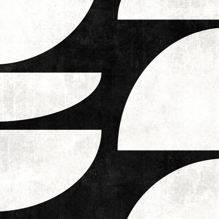 Mid-Century Modern Pattern No.8 - Black and White Coffee Mug Gallery Image 2
