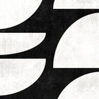 Mid-Century Modern Pattern No.8 - Black and White Coffee Mug Gallery Image 2