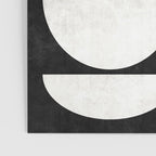 Mid-Century Modern Pattern No.8 - Black and White Poster Gallery Image 3