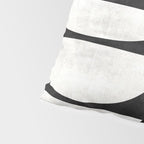 Mid-Century Modern Pattern No.8 - Black and White Pillow Sham Gallery Image 4