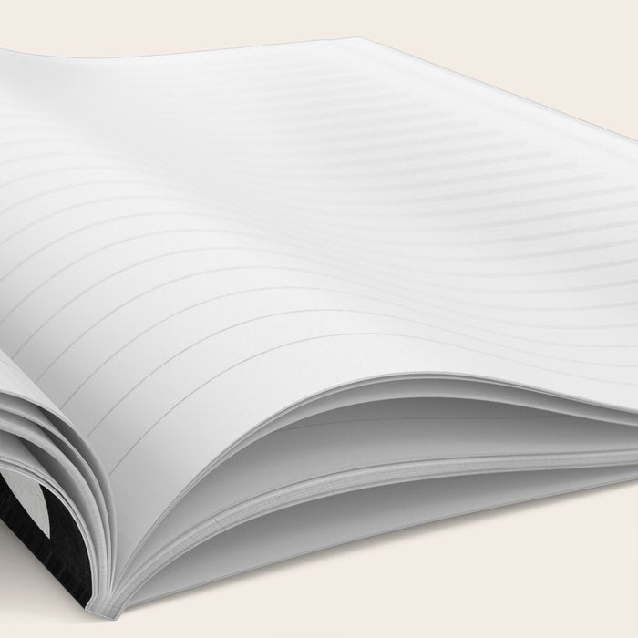 Mid-Century Modern Pattern No.8 - Black and White Notebook Gallery Image 2
