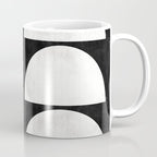 Mid-Century Modern Pattern No.8 - Black and White Coffee Mug Gallery Image 1