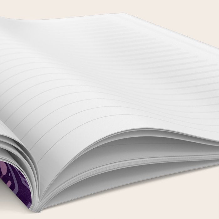 Celestial Forest Damask - Violet Notebook Gallery Image 2