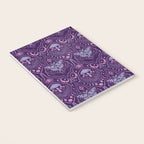 Celestial Forest Damask - Violet Notebook Gallery Image 3