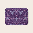 Celestial Forest Damask - Violet Bath Mat Gallery Image 1