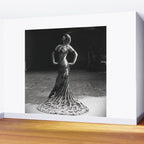 1920 Spanish Flamenco dancer vintage starlet Ruth St Denis black and white photograph  Wall Mural Gallery Image 2