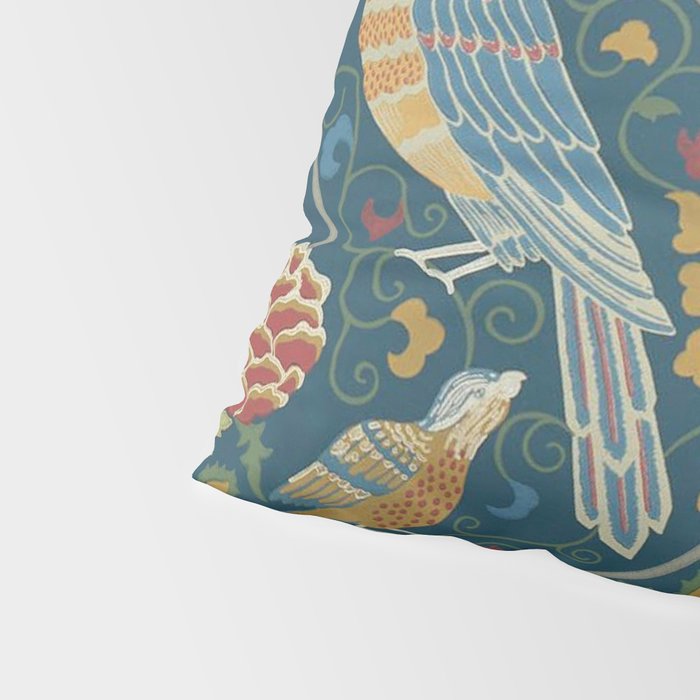 William Morris Seasons by May Melsetter Indigo Blue Pillow Sham Gallery Image 4