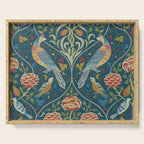 William Morris Seasons by May Melsetter Indigo Blue Serving Tray Gallery Image 1