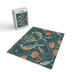 William Morris Seasons by May Melsetter Indigo Blue Jigsaw Puzzle Gallery Image 2
