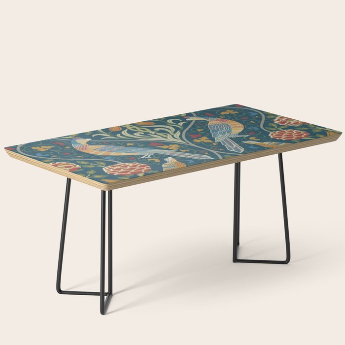 William Morris Seasons by May Melsetter Indigo Blue Coffee Table Gallery Image 1