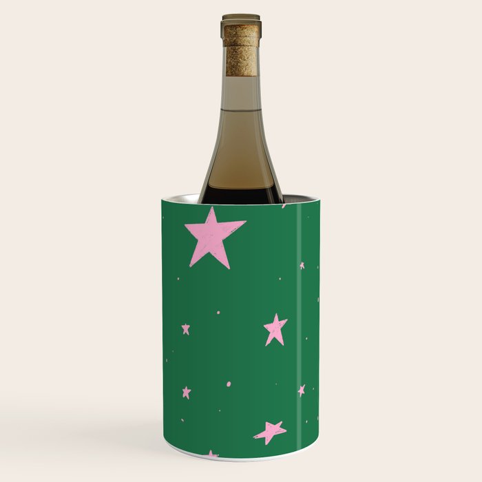 Pink nighttime stars  Wine Chiller Gallery Image 3
