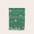 Pink nighttime stars  Wall Hanging Gallery Image 1