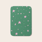 Pink nighttime stars  Bath Mat Gallery Image 1