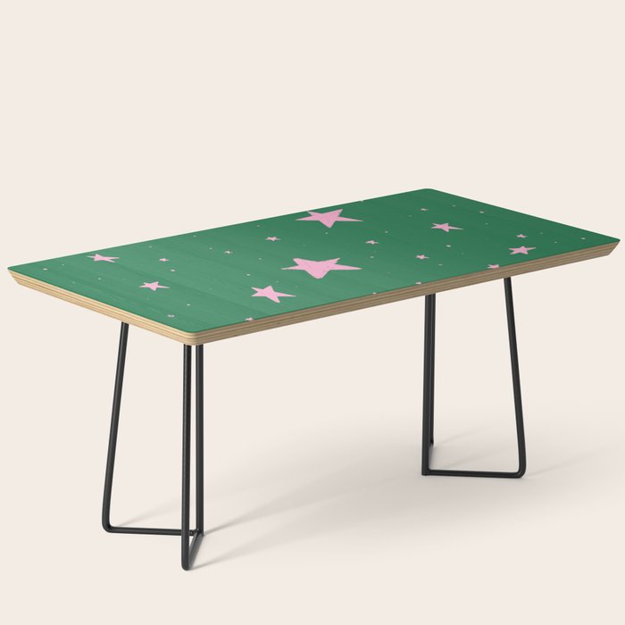 Pink nighttime stars  Coffee Table Gallery Image 1