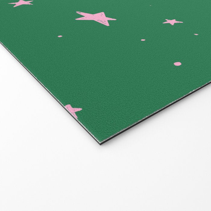 Pink nighttime stars  Welcome Mat Gallery Image 2