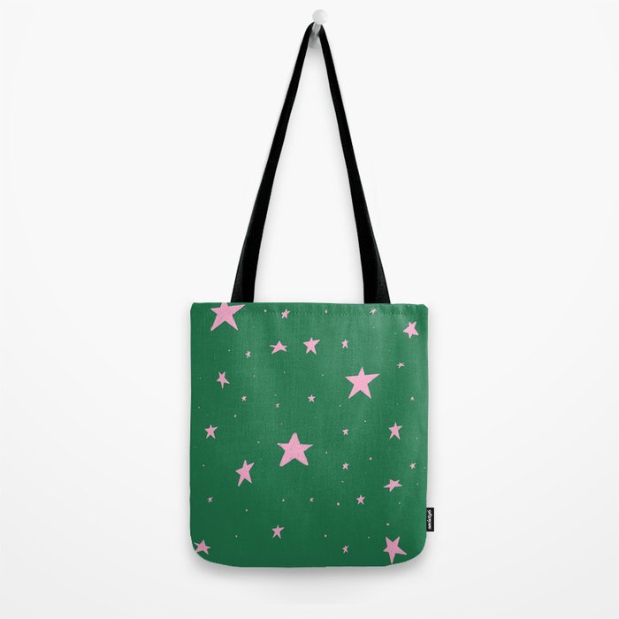 Pink nighttime stars  Tote Bag Gallery Image 2