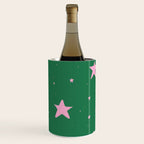 Pink nighttime stars  Wine Chiller Gallery Image 1