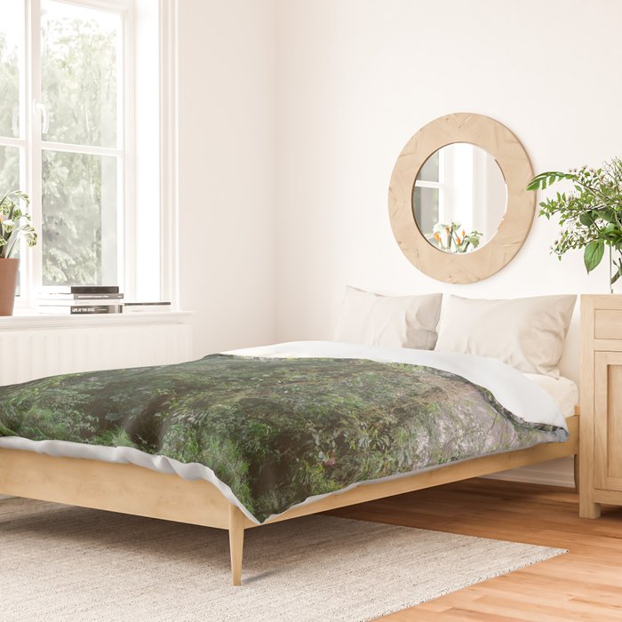 Monteverde Cloud forest | Costa Rica nature eco travel photography | Shades of green Duvet Cover Gallery Image 2