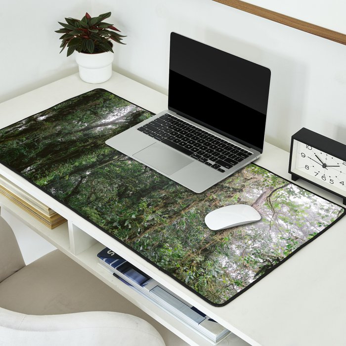 Monteverde Cloud forest | Costa Rica nature eco travel photography | Shades of green Desk Mat Gallery Image 2