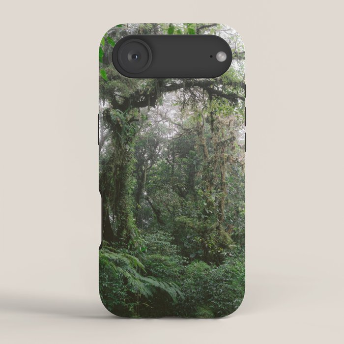 Monteverde Cloud forest | Costa Rica nature eco travel photography | Shades of green iPhone Case Gallery Image 2